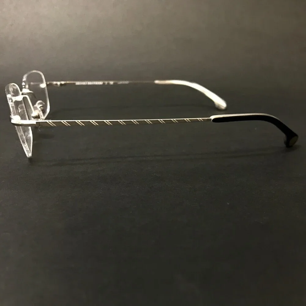 Brooks Brothers Eyeglasses Frames BB495T 1558T Silver Square 52-18-140